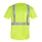 Ironwear Class 2 Hi Vis Short Sleeve Safety Shirt with Reflective Tape, Lime, Small 1850-L-SM - alternate 1