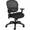 Hon Wave Chair - Black Seat Color - Fabric Seat Material - Black Back Color - Reinforced Resin, Mesh VL712MM10 - alternate 1