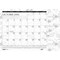 House Of Doolittle Academic Monthly Desk Pad Calendar, Black & White Doodle, 12 Months, Aug-Jul, 18.5 in x 13 in 18765 - alternate 2