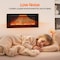 Edendirect 60 in. Smart Electric Fireplace Insert in Black with Remote, Low Noise, 750W/1500W Heating Mode ZR-EF60R - alternate 2