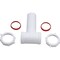 Keeney Mfg 1-1/2'' White Polypropylene Center Outlet Tee 130WK - alternate 1