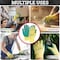Bison Life Latex Crinkle Coated Work Gloves, Ultra Stretch Grip Gloves for Utility, Yellow/Green, 120Pairs, 120PK BLZ-ESRG-18YGR-A - alternate 3