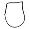 Fairchild Industries Door Seal Kit, 2007-2018, Jeep Wrangler KD3046-4 - alternate 2