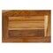 Homeroots 14" Natural Teak Curvilinear Shower Bench 376701 - alternate 3