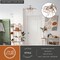 Vaxcel Estelle 6-Light 24 in W Polished Nickel Mid-Century Modern Sputnik Semi Flush Ceiling Fixture C0161R - alternate 3