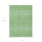 Homeroots 3' X 5' Green And Mint Green Tribal Washable Indoor Outdoor Area Rug 582596 - alternate 2