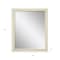 Homeroots 44" White Solid Wood Framed Accent Mirror 632833 - alternate 2