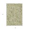 Homeroots 8' X 10' Artichoke Green Gray And Brown Floral Washable Indoor Outdoor Area Rug 597791 - alternate 2