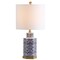 Jonathan Y Diana 23.5" Ginger Jar Ceramic/Metal LED Table Lamp, Blue/White JYL3050A - alternate 1