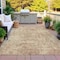 Homeroots 3' X 5' Taupe And Beige Abstract Washable Indoor Outdoor Area Rug 630549 - alternate 1