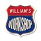 Signmission William's Workshop, 12 Inch X 12 Inch, Aluminum Metal Sign SHI-A-12-489-WILLIAM - alternate 1