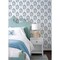 Chesapeake Plum Tree Blue Botanical Wallpaper 3124-13874 - alternate 2