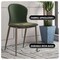 Leisuremod Mosaic Collection Modern Dining Chair in Olive Green Fabric, 2PK MC44OG2 - alternate 2