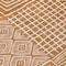 Homeroots 9' X 12' Copper And Ivory Geometric Washable Indoor Outdoor Area Rug 600778 - alternate 2