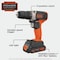 Black & Decker 20V MAX 3/8'' Cordless Drill/Driver Kit with 1.5 Ah Battery & Charger BCD702C1 - alternate 3