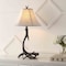 Jonathan Y Antler 27.5" Rustic Resin LED Table Lamp, Black JYL6305C - alternate 2