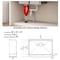 Vevor 36" Top Mount Farmhouse Kitchen Sink Single Bowl Basin 304 Stainless Steel TXHW362209RS1 - alternate 4