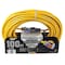 Powerzone Extension Cord Adapter, 14 AWG, Yellow, 100 ft ORP511735 - alternate 1