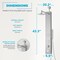 Anzzi Beverly Series 43 in. 3-Jetted Shower Tower with Heavy Rain Shower and Body Jets SP-AZ080BN - alternate 3
