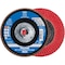 Pferd 4-1/2'' x 5/8-11 Thd. POLIFAN Flap Disc - CO-FREEZE SG INOX, Ceramic oxide, 80 Grit, Flat 61084 - alternate 1