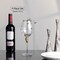 Dinewares Set of 4 Gold-Rimmed Red Wine Glasses with Diamond Rhinestone Accent - 18 oz, 10 Inches Tall - QI004758.GD.4 - alternate 3