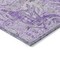 Homeroots 5' X 8' Lavender And Gray Damask Washable Indoor Outdoor Area Rug 603768 - alternate 3