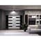 Vdomdoors Front Exterior Prehung Aluminum Double Doors Ronex0131 Grey Mirrored Clear Glass 2 Sidelights Entry RONEX0131DEXD-GRE-W12+72+12xH96-RH-I - alternate 2