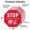 Signmission Stop , 10 inch X 10 inch, Aluminum Metal Signs, 5PK OC-A-5Pack-10-37 - alternate 2