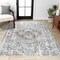 Jonathan Y Denia Ornate Geometric Medallion Dark Gray 4 ft. x 6 ft. Area Rug BMF110A-4 - alternate 1