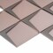 Apollo Tile Solace 12x9 Pink Metallic Silver Glass Mosaic Diamond Wall Tile (3.91 sq ft/case), 5PK APLSTR8802A - alternate 1