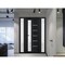 Vdomdoors Front Exterior Prehung FiberGlass Door Frosted Glass / Manux 8088 Matte Black / 2 Sidelight Exterio MANUX8088EXD-BLK-W16+36+16 x H80-LH - alternate 2