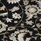 Homeroots 8' Black Beige And Ivory Round Floral Washable Indoor Outdoor Area Rug 597802 - alternate 3
