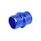 Hps Performance 1 in OD x 2 in L, Billet 6061 Aluminum Joiner Hose Union Connector, Anodized Blue AHU-100-BLUE - alternate 1