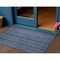 Homeroots 3' X 5' Blue Gray And Sky Blue Striped Washable Indoor Outdoor Area Rug 616364 - alternate 1