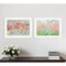 Homeroots Set Of Two Garden Flowers II 2 White Framed Print Wall Art, 2PK 408004 - alternate 2