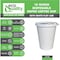 Ecoquality 12oz White Disposable Paper Coffee Cups with White Flat Lids - For Office, and Travel, 200PK B078QHMF67 - alternate 4