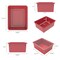 Storex Deep Storage Tray with Lid, Red 62545U05C - alternate 2