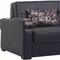 Homeroots 74" Black Faux Leather Convertible Futon Sleeper Sofa And Toss Pillows With Storage 607182 - alternate 2