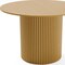 Homeroots 46" Brown Solid Wood Pedestal Base Round Top Dining Table 720970 - alternate 2