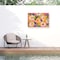 Trademark Fine Art Outdoor Canvas Art - Carrie Schmitt 'Floral Painting 3' Wall Art for Patios, or Gardens ALI69926-OC2232WR - alternate 3