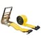 Mytee Products 4PK 4inx20ft Ratchet Straps w/Flat Hook 5400 lb WLL HD Tie Down Strap - Yellow, 4PK RS420x4 - alternate 3