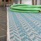 Jonathan Y Chevron Modern Concentric Squares Aqua/Light Gray 8 ft. x 10 ft. Indoor/Outdoor Area Rug SMB206A-8 - alternate 2