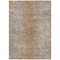 Homeroots 9' X 12' Terra Cotta Silver And Charcoal Oriental Washable Indoor Outdoor Area Rug 588850 - alternate 2
