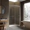 Fab Glass And Mirror Semi-Frameless Double Sliding Glass Shower Door Sorrento Economy Series Adjustable 56in-60in Widt SHSO60X70BN - alternate 3