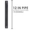 Ace Trading - Nipple STZ Industries 1 in. MIP each X 1 in. D MIP Black Steel 12 in. L Nipple 302U1X12 - alternate 2