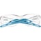 Ironwear Safety Glasses with UV Blocking Anti Fog Polycarbonate Lens, Blue, Clear 3125-BL-C/A - alternate 2