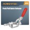 Powertec Toggle Clamp, 300lbs Cap., 302F Quick Release Push Pull Clamp, 6PK 20304-P6N - alternate 1