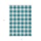 Homeroots 8' X 10' Teal Blue And Gray Plaid Washable Indoor Outdoor Area Rug 595442 - alternate 2