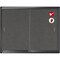 Mastervision Enclosed Locking Sliding Doors Bulletin Board, Wall Mount, 38"x45", Gray Fabric, Black Frame VT640103717 - alternate 1