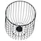 Leisuremod Round 15 in W, 16 in L, Manufactured Wood/Steel, Black RTBL-15BL - alternate 2